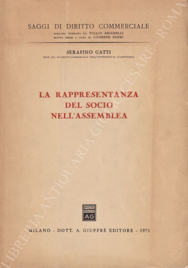 La rappresentanza del socio in assemblea