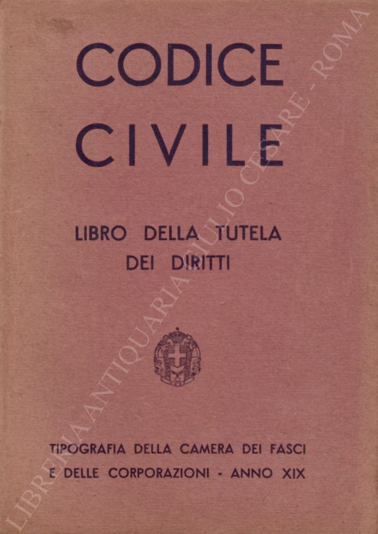 Codice civile. Libro della tutela dei diritti