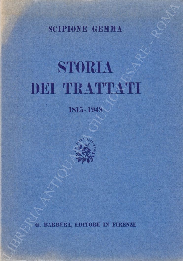 Storia dei trattati e degli atti diplomatici europei