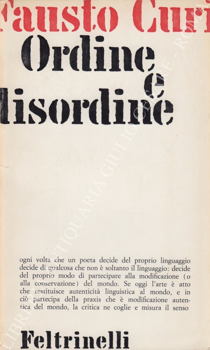 Ordine e disordine