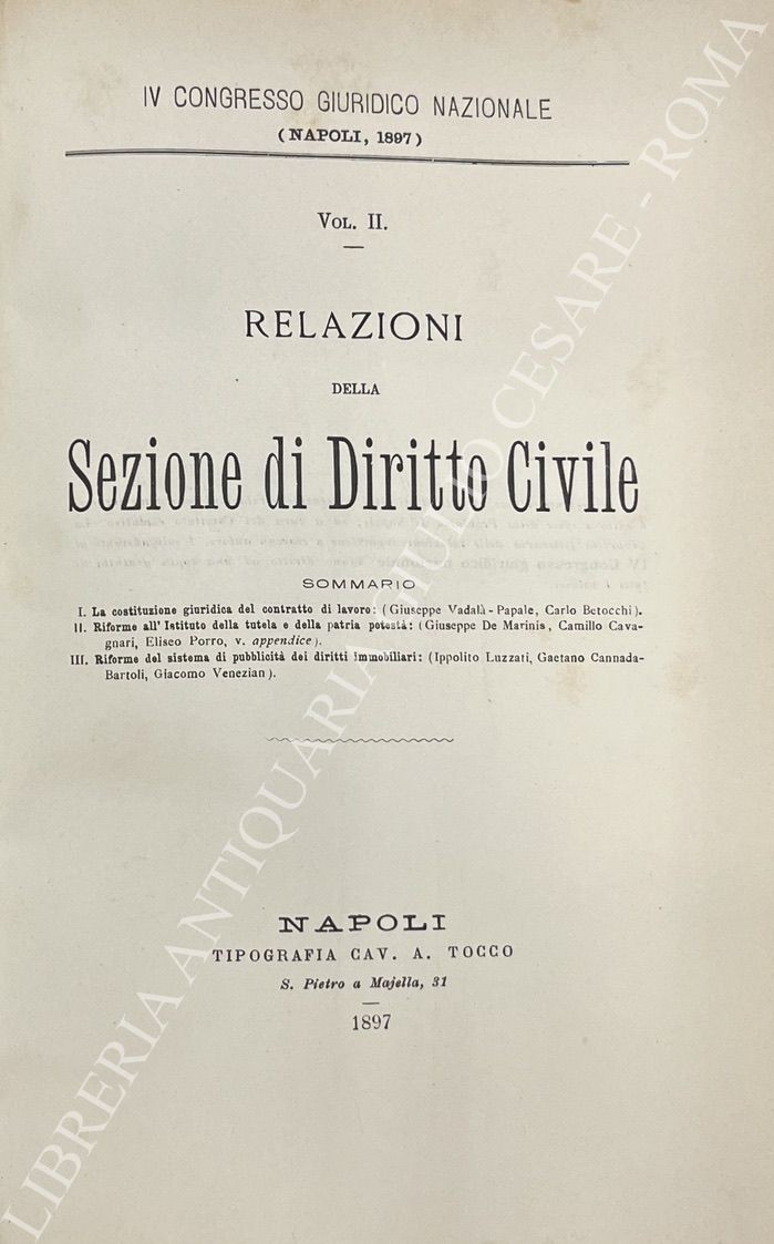 Relazioni della Sezione di Diritto Civile