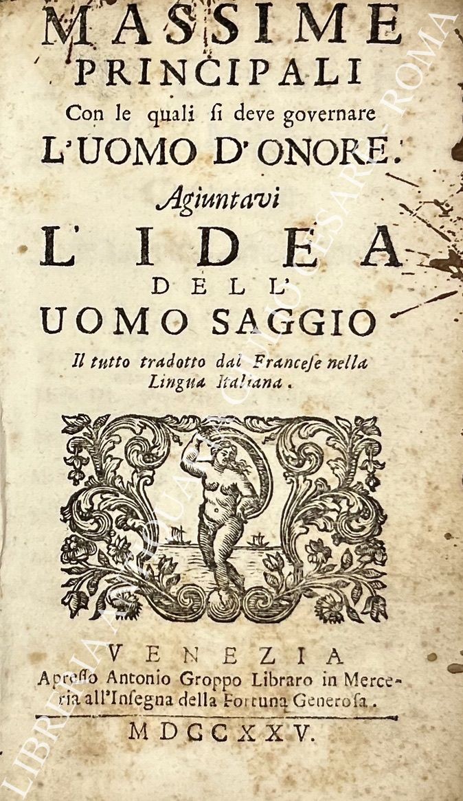 Massime principali con le quali si deve governare