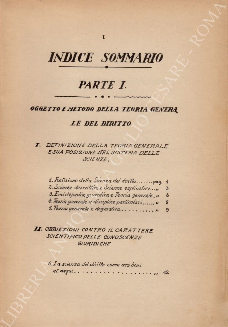 Lezioni di teoria generale del diritto