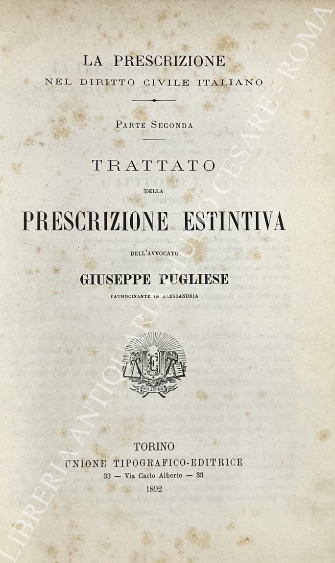 La prescrizione nel diritto civile italiano