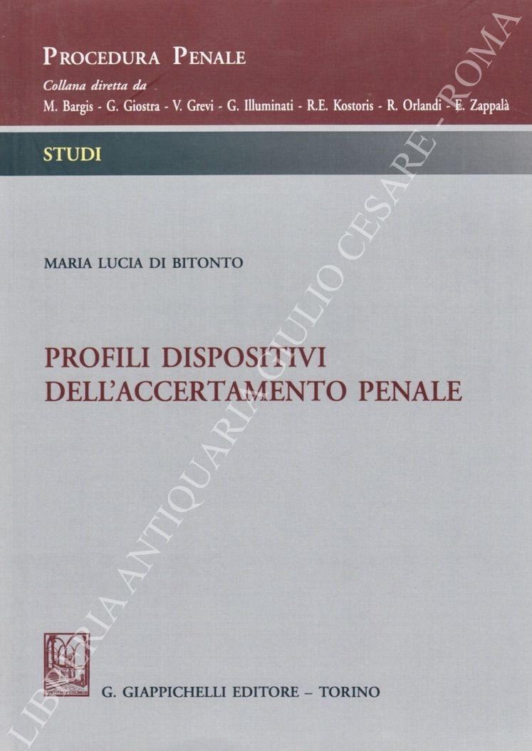 Profili dispositivi dell'accertamento penale