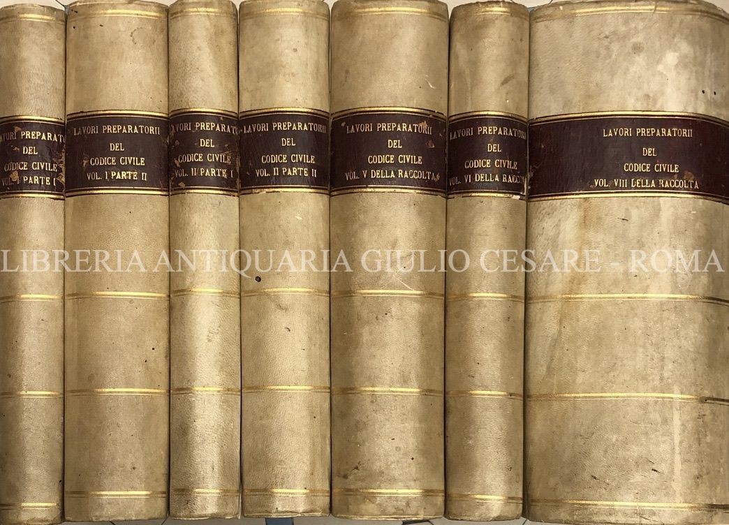 Lavori preparatorii del Codice civile del Regno d'Italia