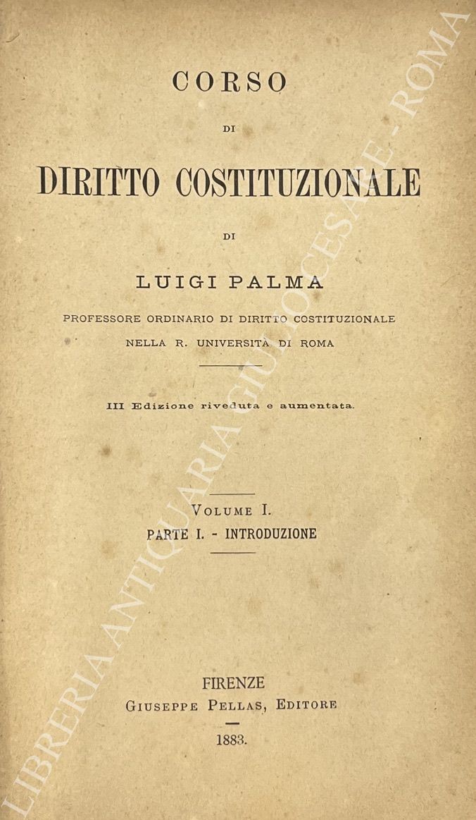 Corso di diritto costituzionale