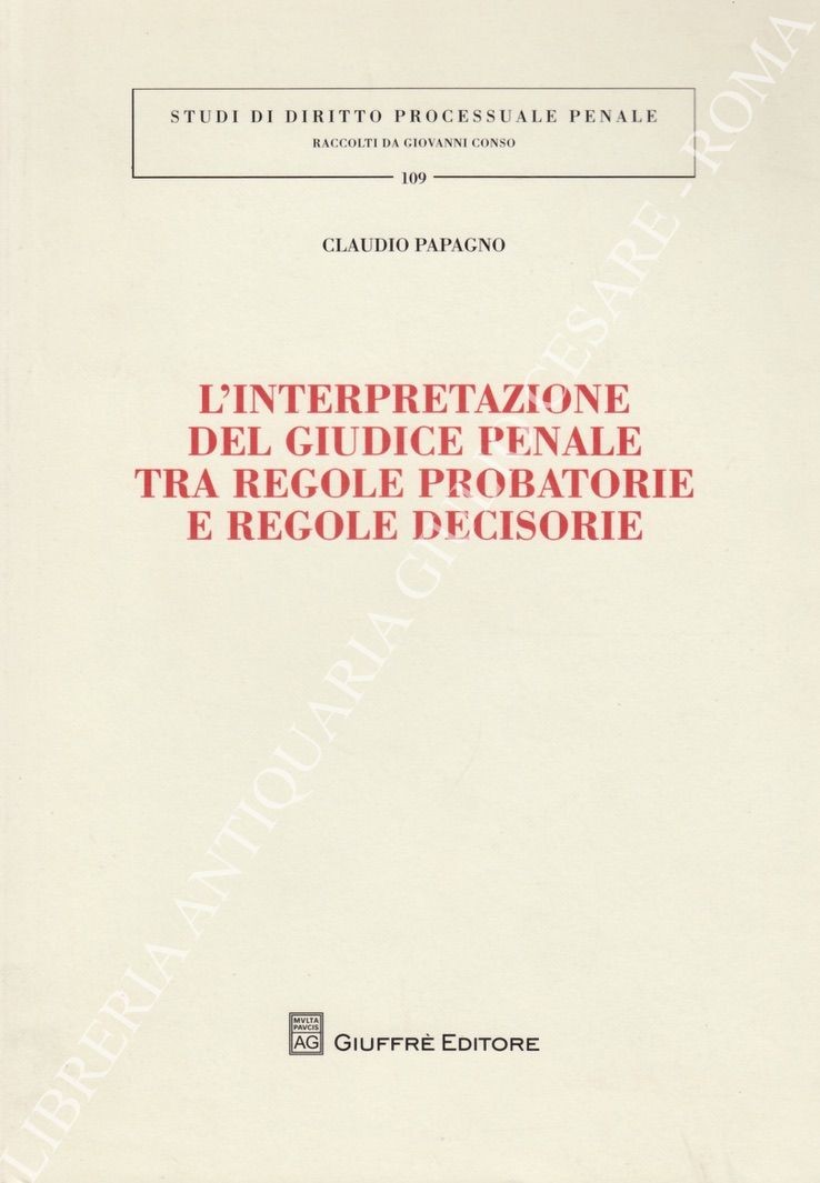 L'interpretazione del giudice penale tra regole