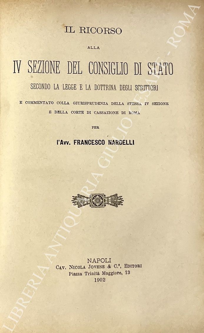 Il ricorso alla IV Sezione del Consiglio di Stato