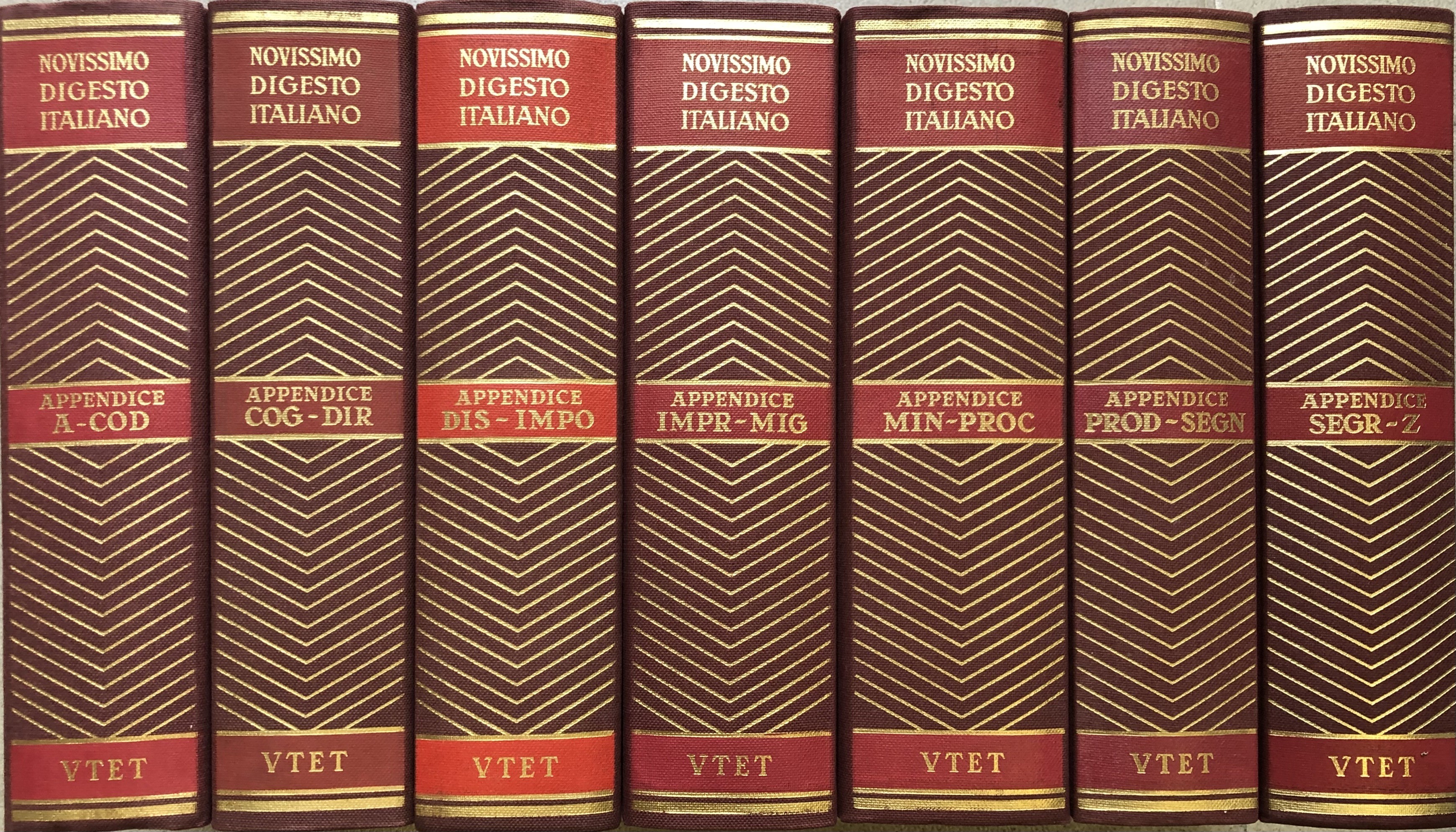 Novissimo Digesto Italiano. Appendici