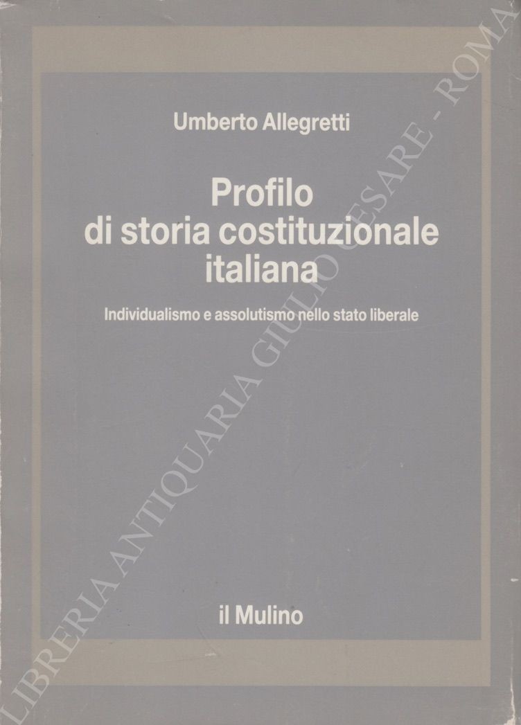 Profilo di storia costituzionale italiana 