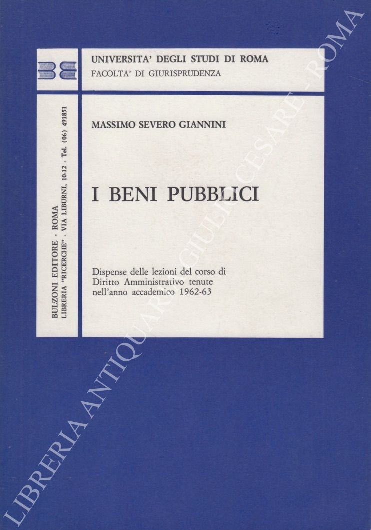 I beni pubblici