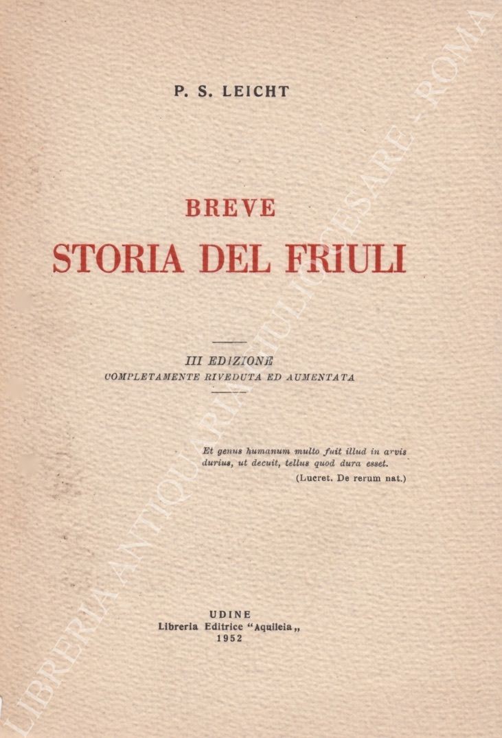 Breve storia del Friuli