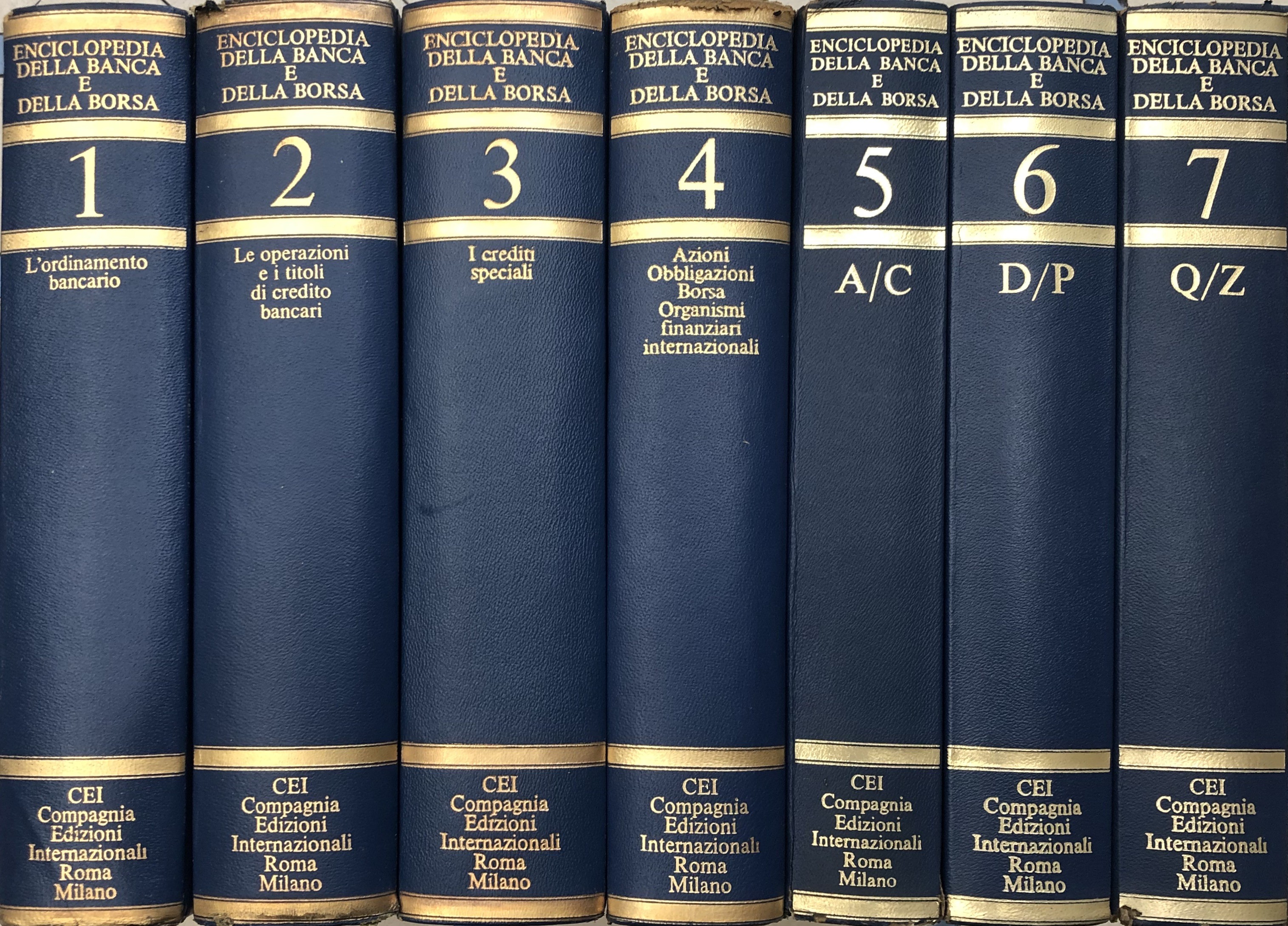 Enciclopedia della banca e della borsa