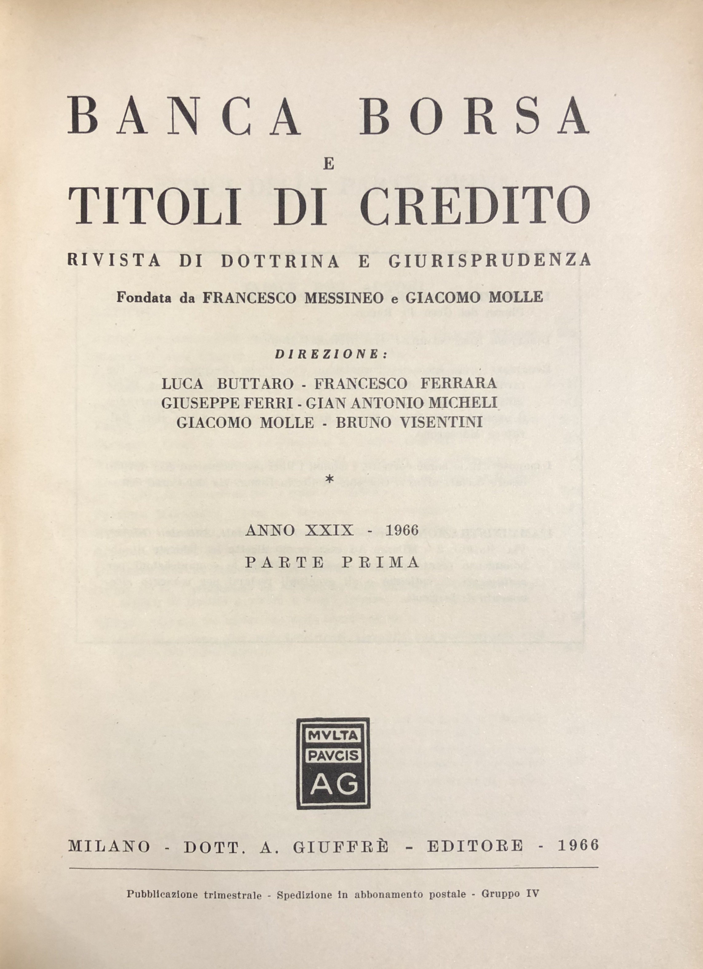 Banca borsa e titoli di credito