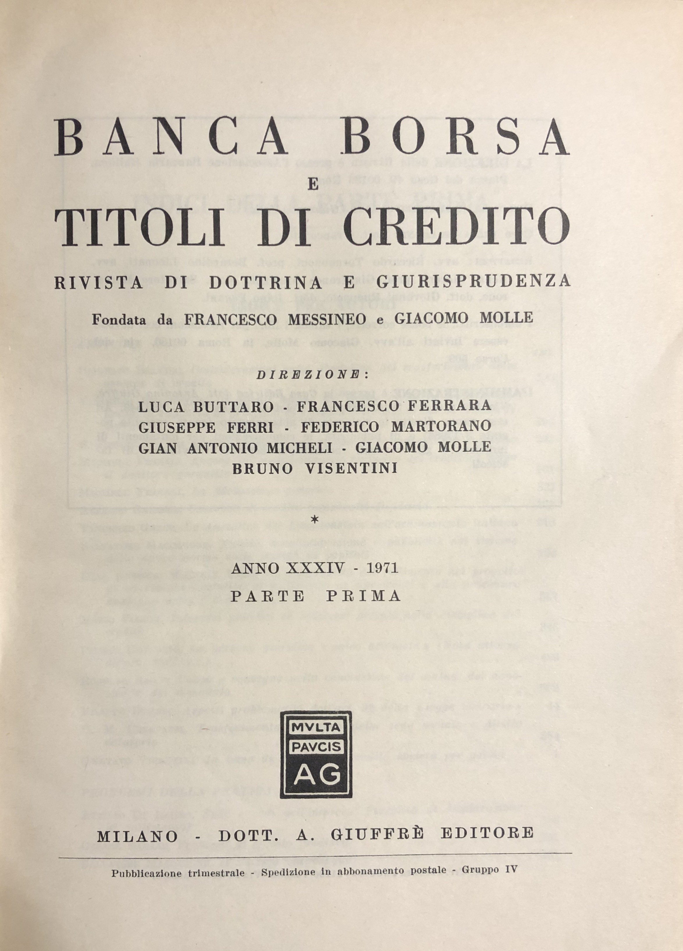 Banca borsa e titoli di credito