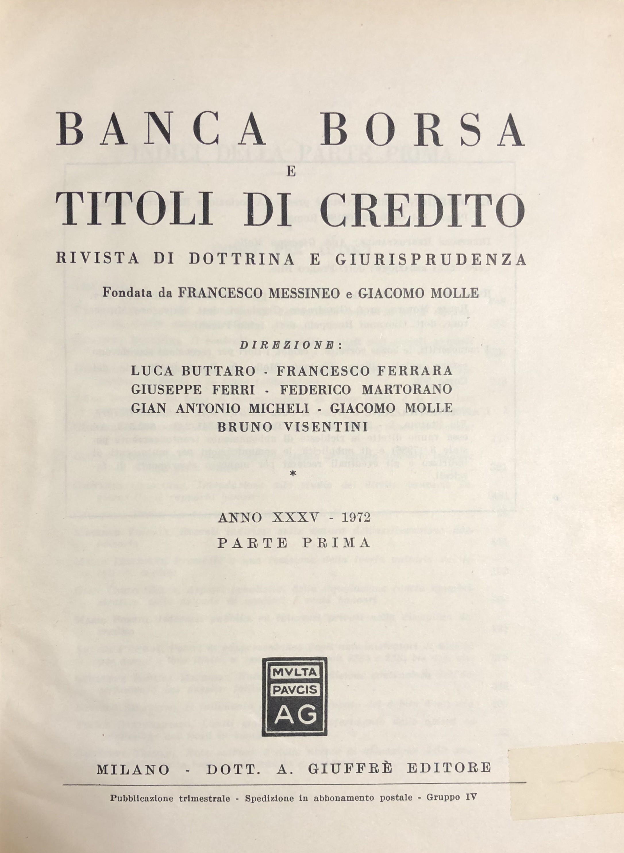 Banca borsa e titoli di credito