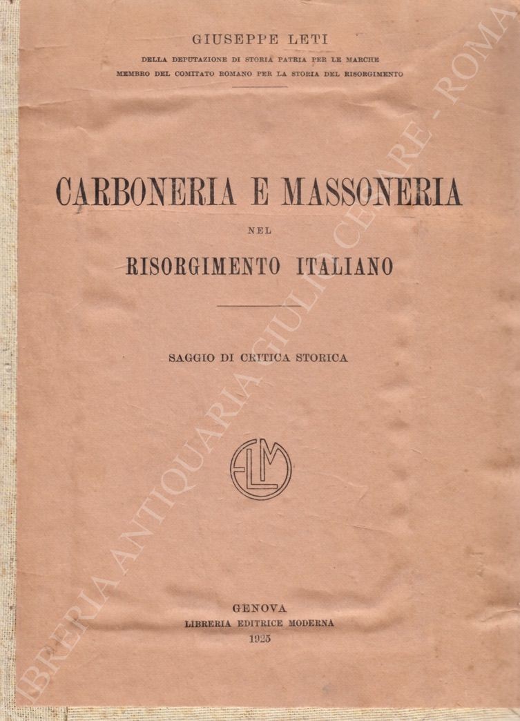Carboneria e massoneria nel Risorgimento italiano
