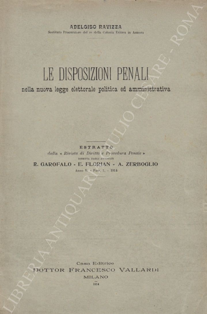 Le disposizioni penali nella nuova legge elettorale