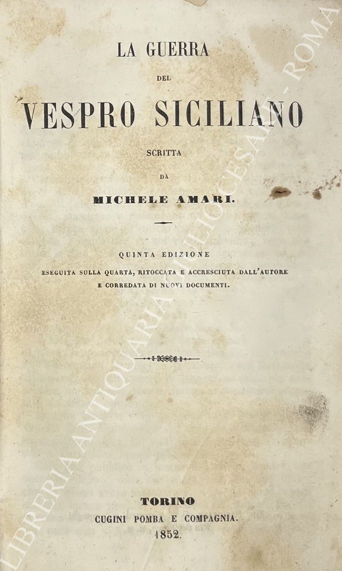 La guerra del vespro siciliano