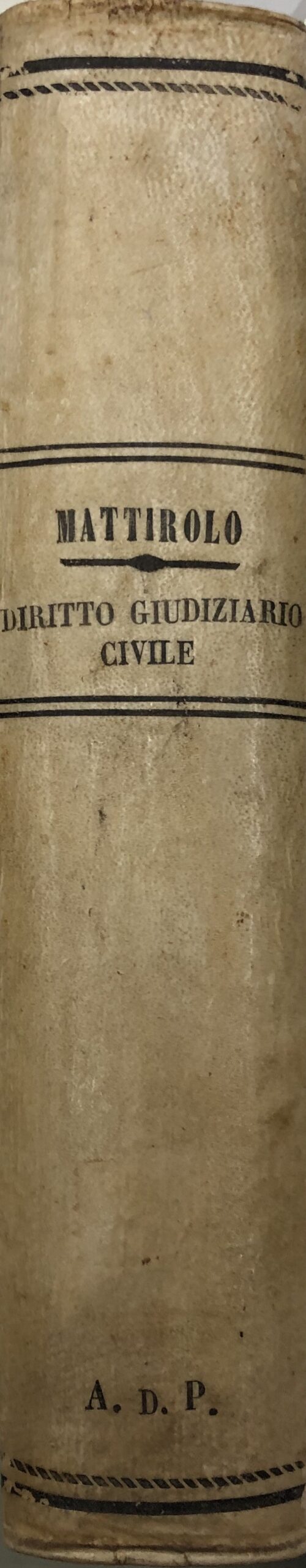 Istituzioni di diritto giudiziario civile italiano