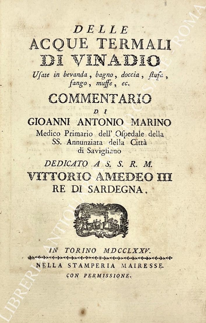 Delle acque termali di Vinadio Usate in bevanda, bagno, doccia