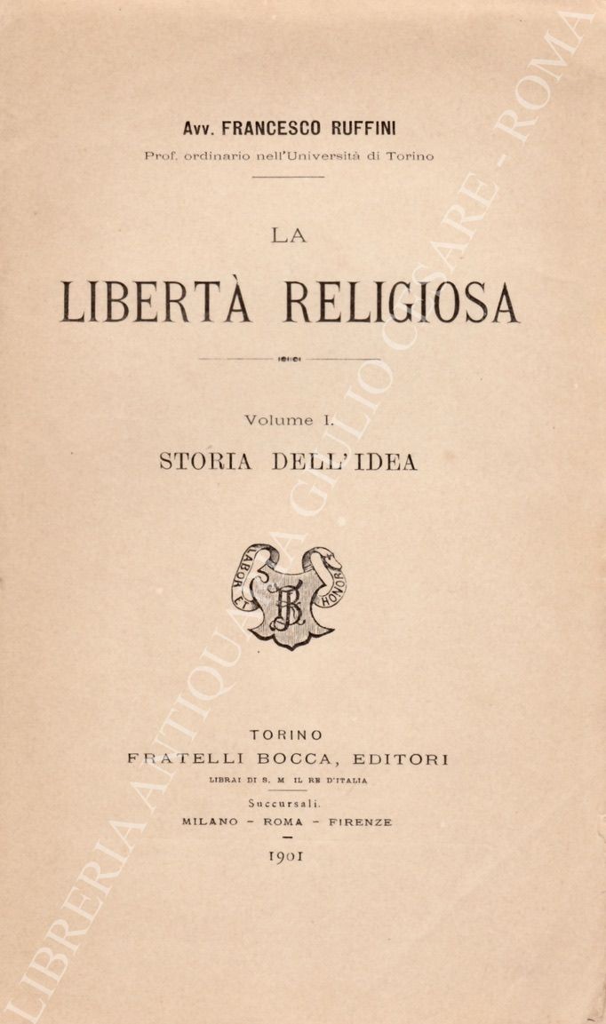 La libertà religiosa