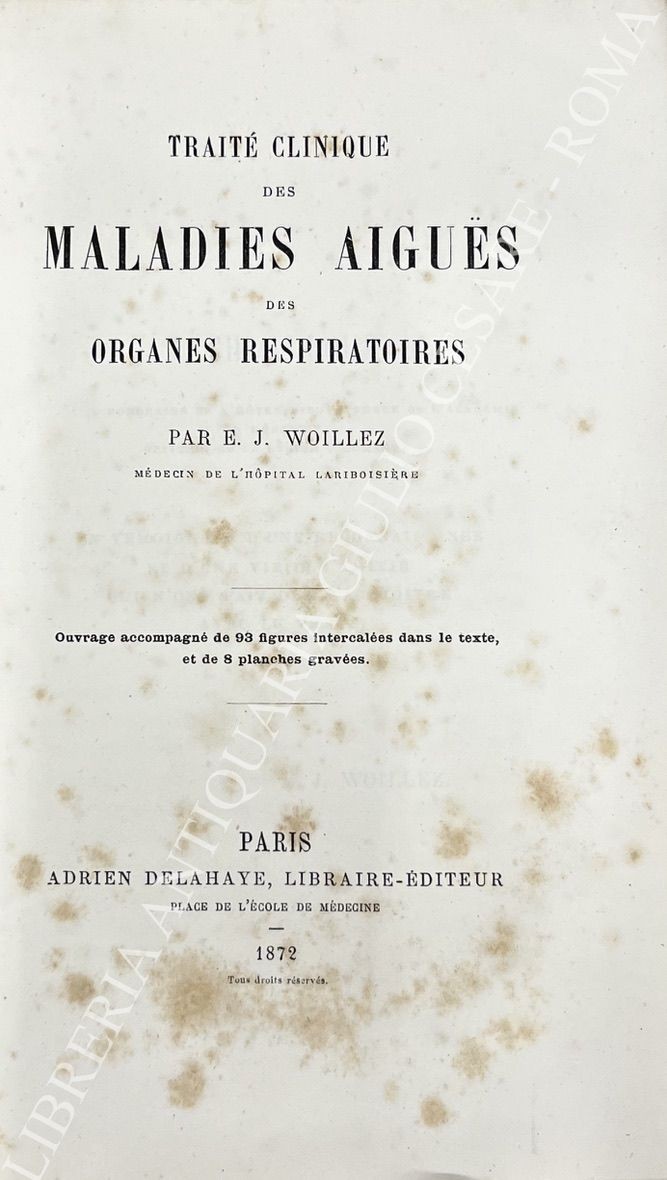 Traite clinique des maladies aigues