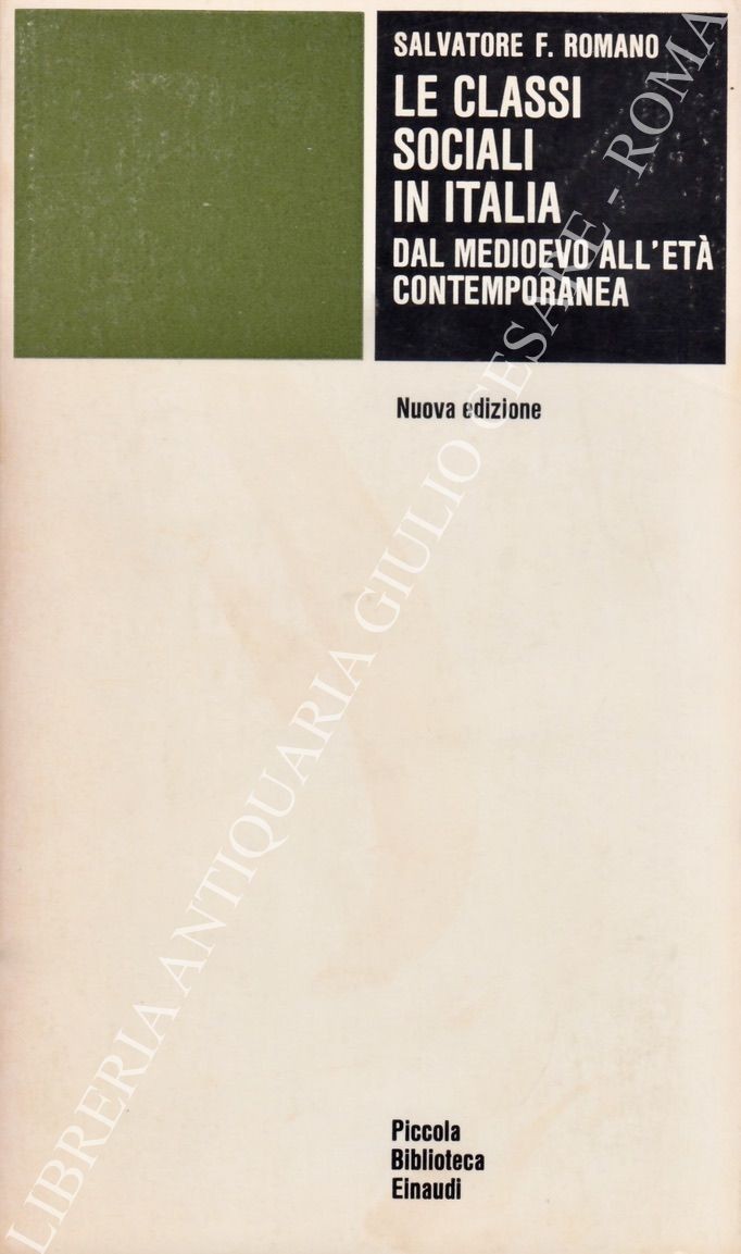 Le classi sociali in Italia dal Medioevo all'età contemporanea