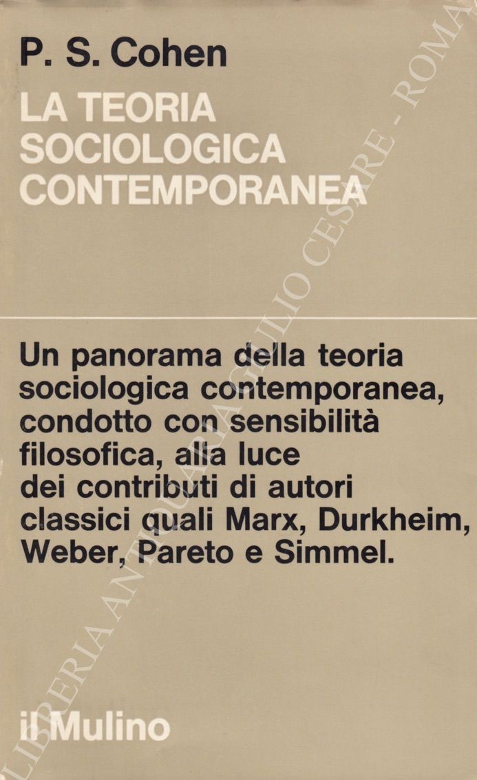 La teoria sociologica contemporanea