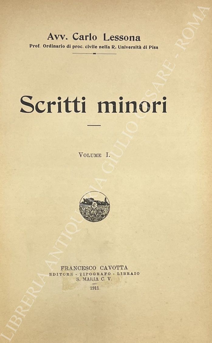 Scritti minori