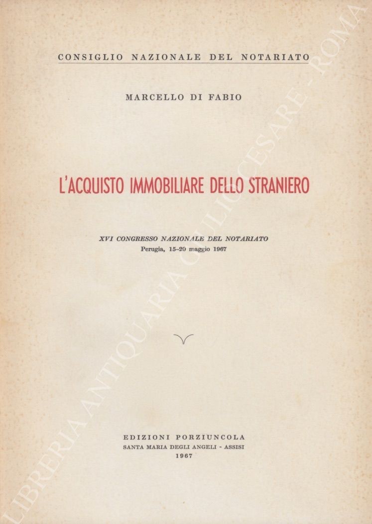 L'acquisto immobiliare dello straniero