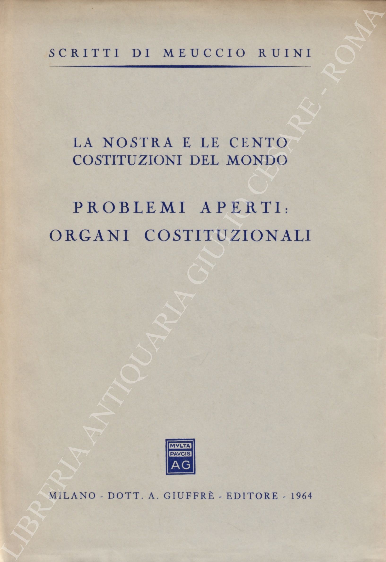 La nostra e le cento costituzioni del mondo
