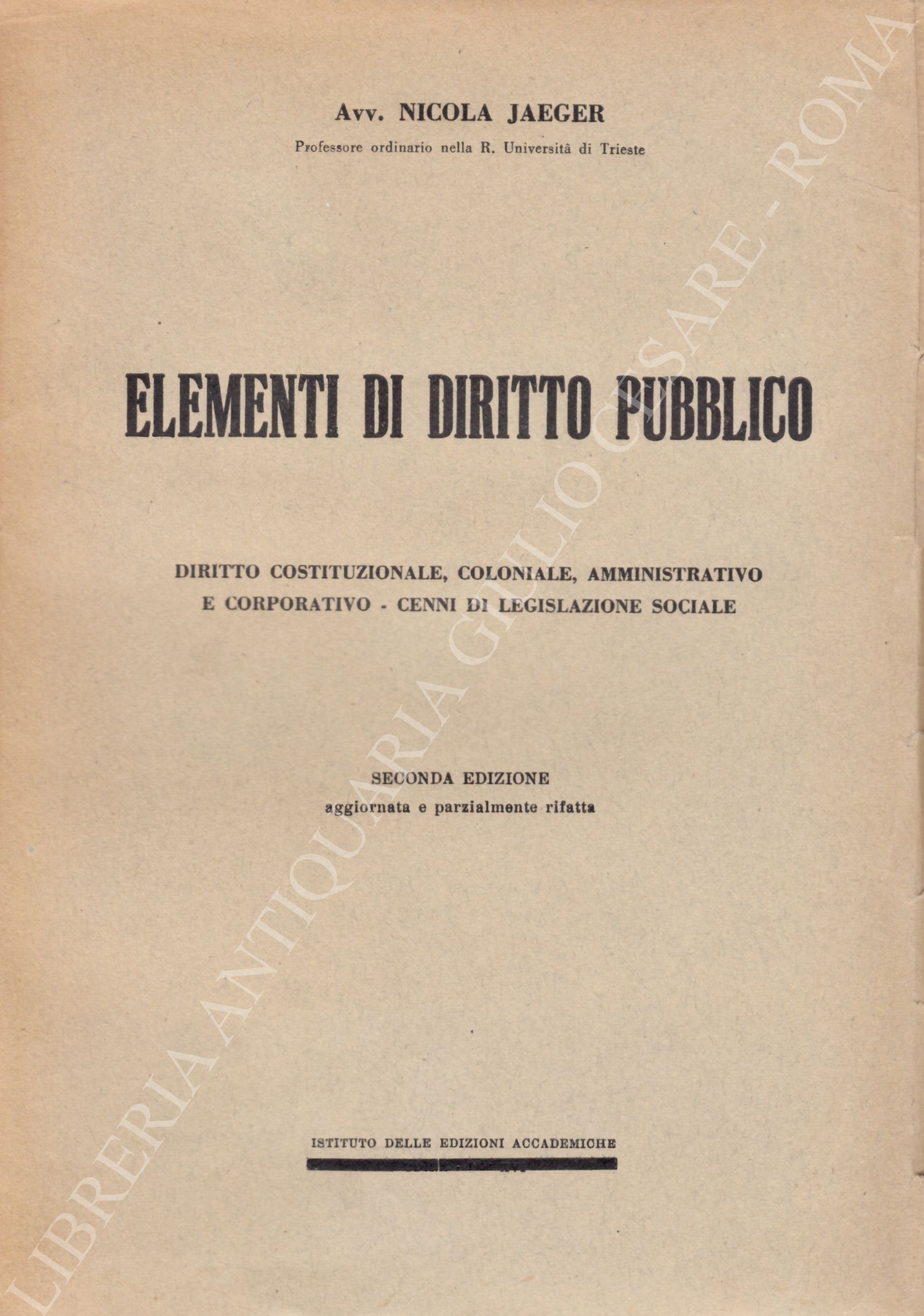 Elementi di diritto pubblico