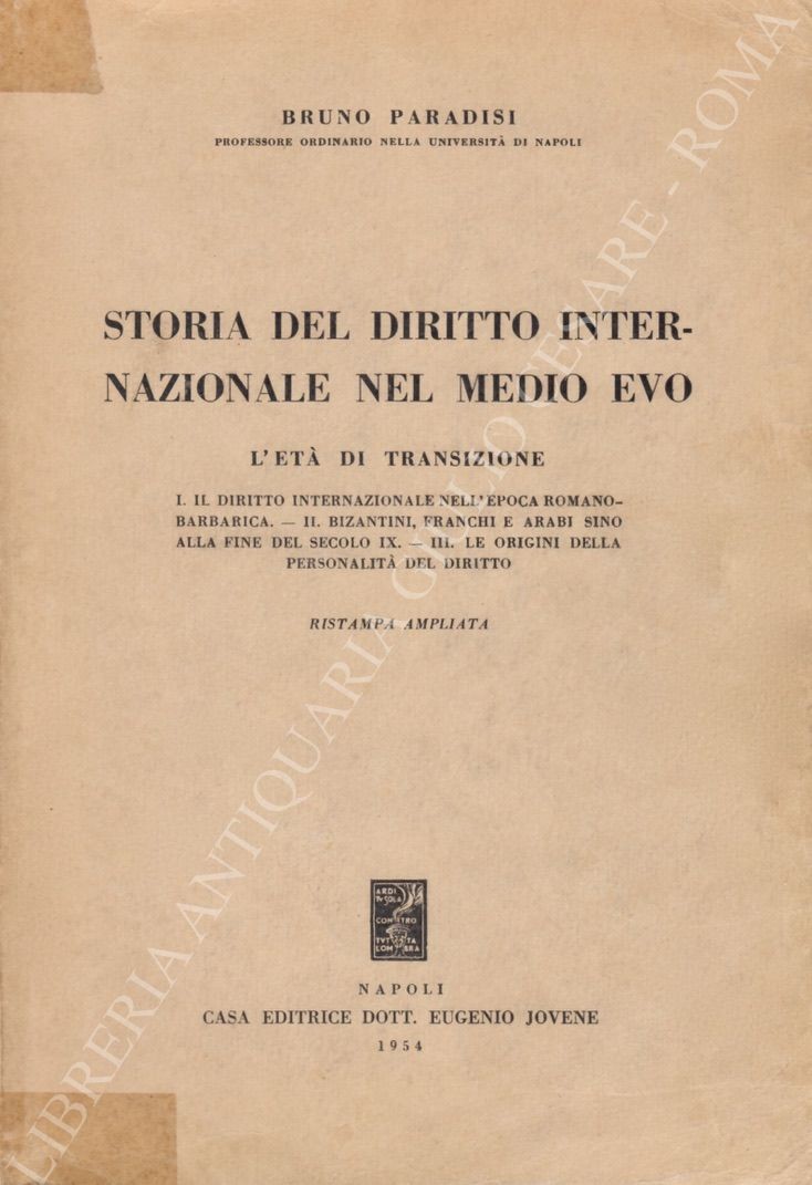 Storia del diritto internazionale nel Medio Evo