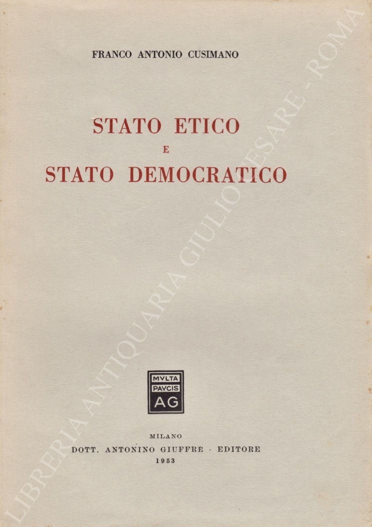 Stato etico e Stato democratico