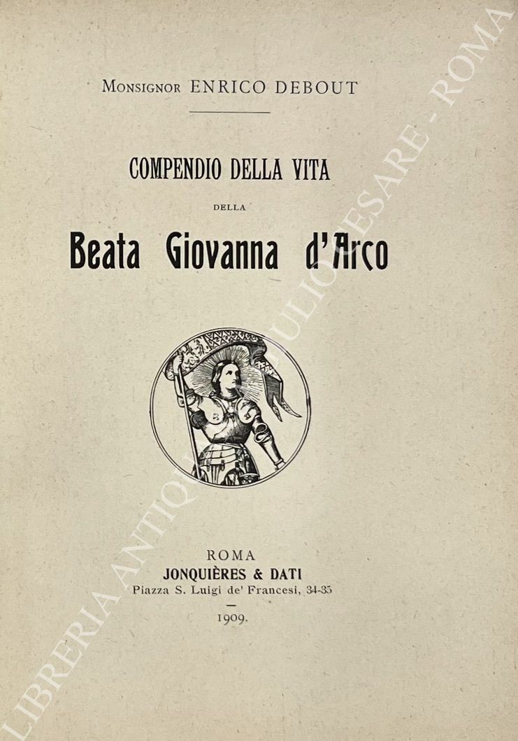 Compendio della vita della Beata Giovanna d'Arco