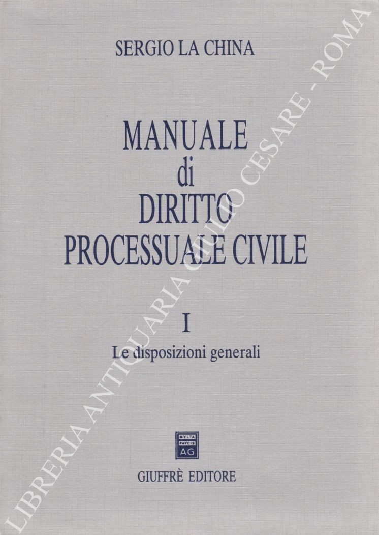 Manuale di diritto processuale civile
