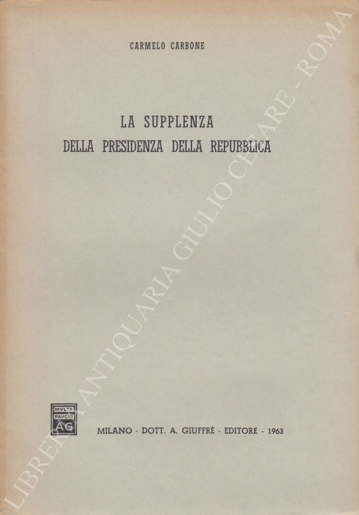 La supplenza della Presidenza della Repubblica