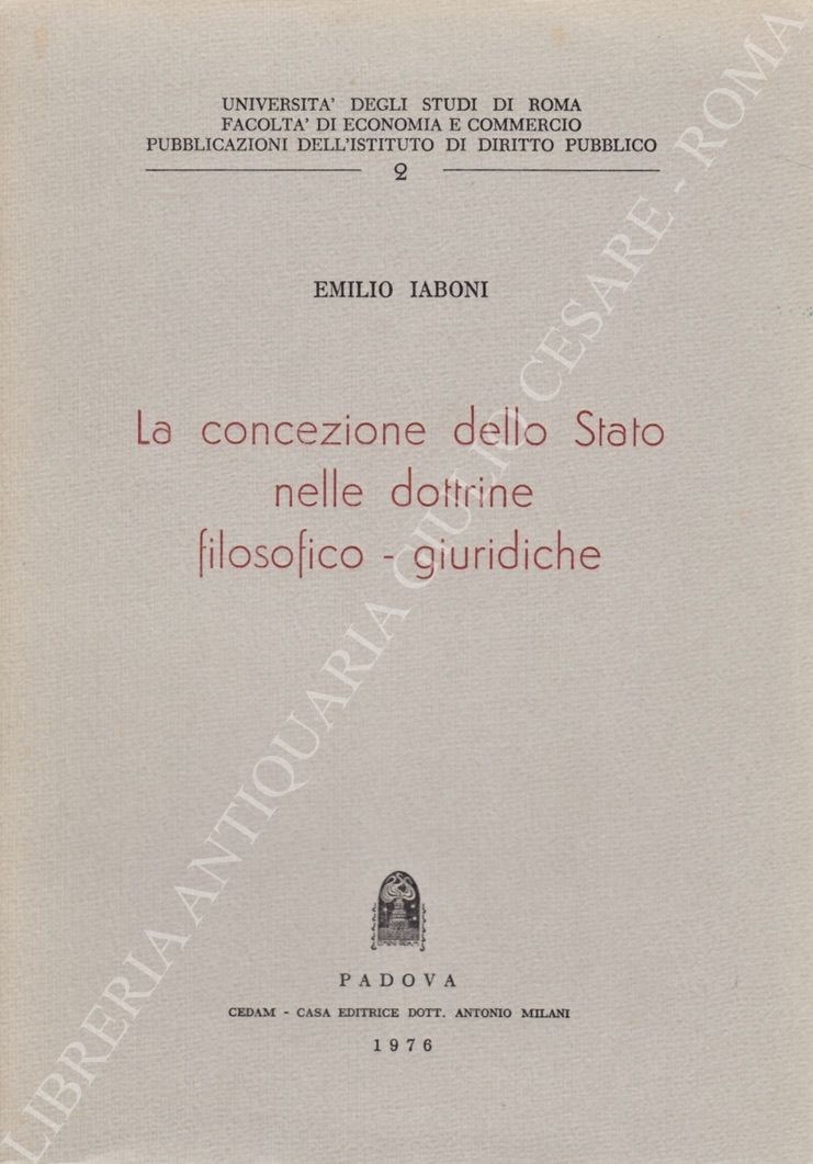 La concezione dello stato