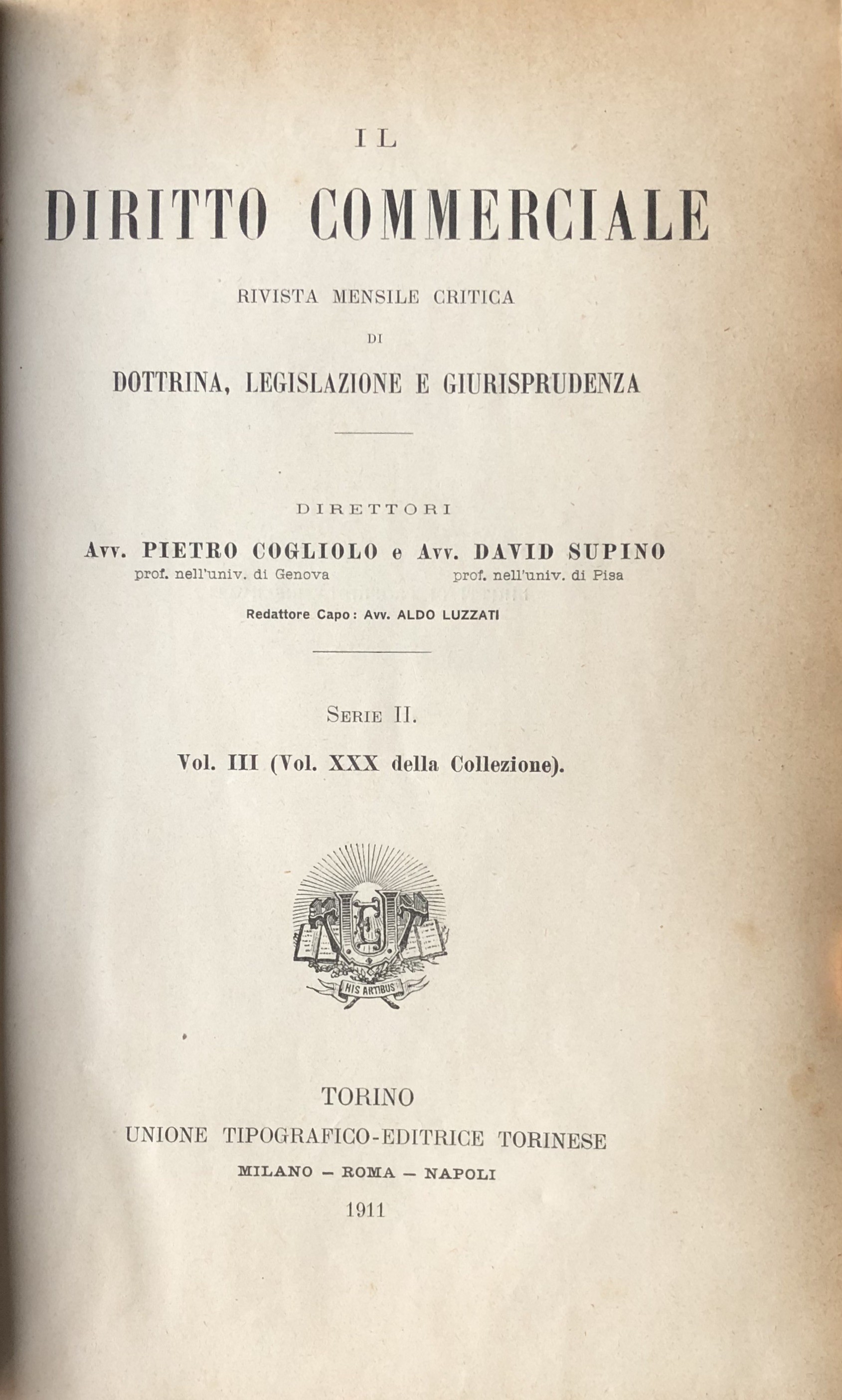 Il Diritto Commerciale