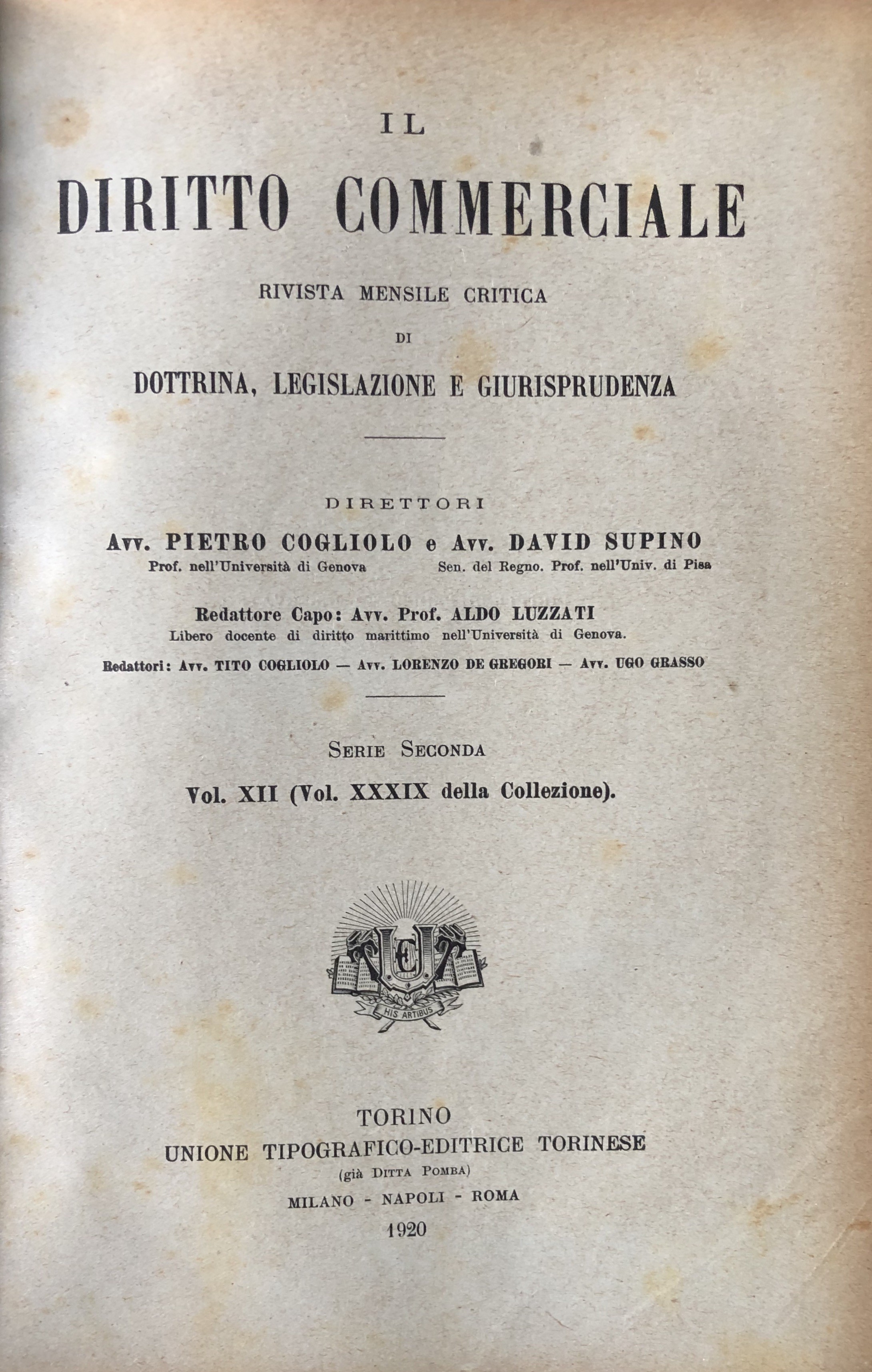 Il Diritto Commerciale