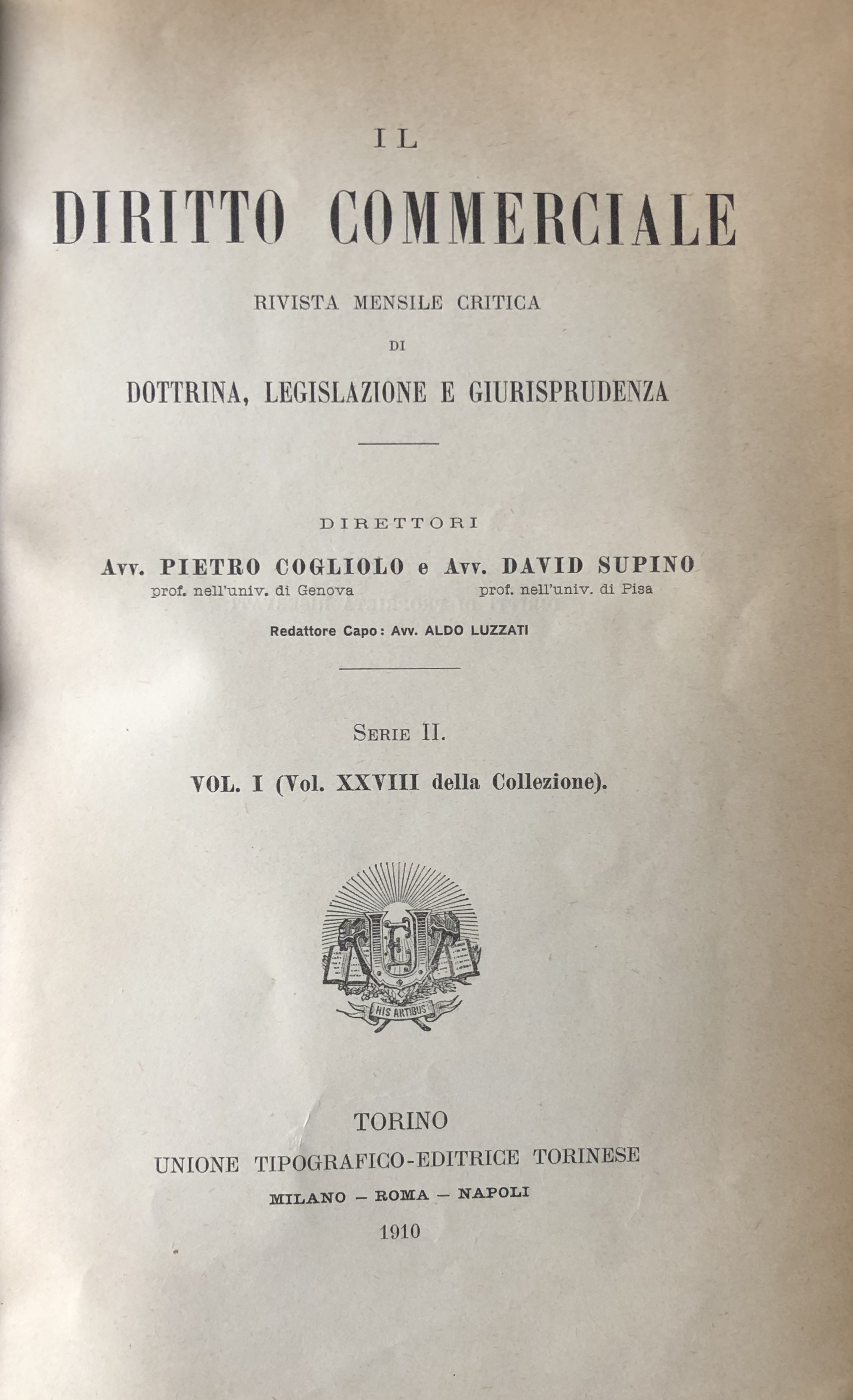 Il Diritto Commerciale