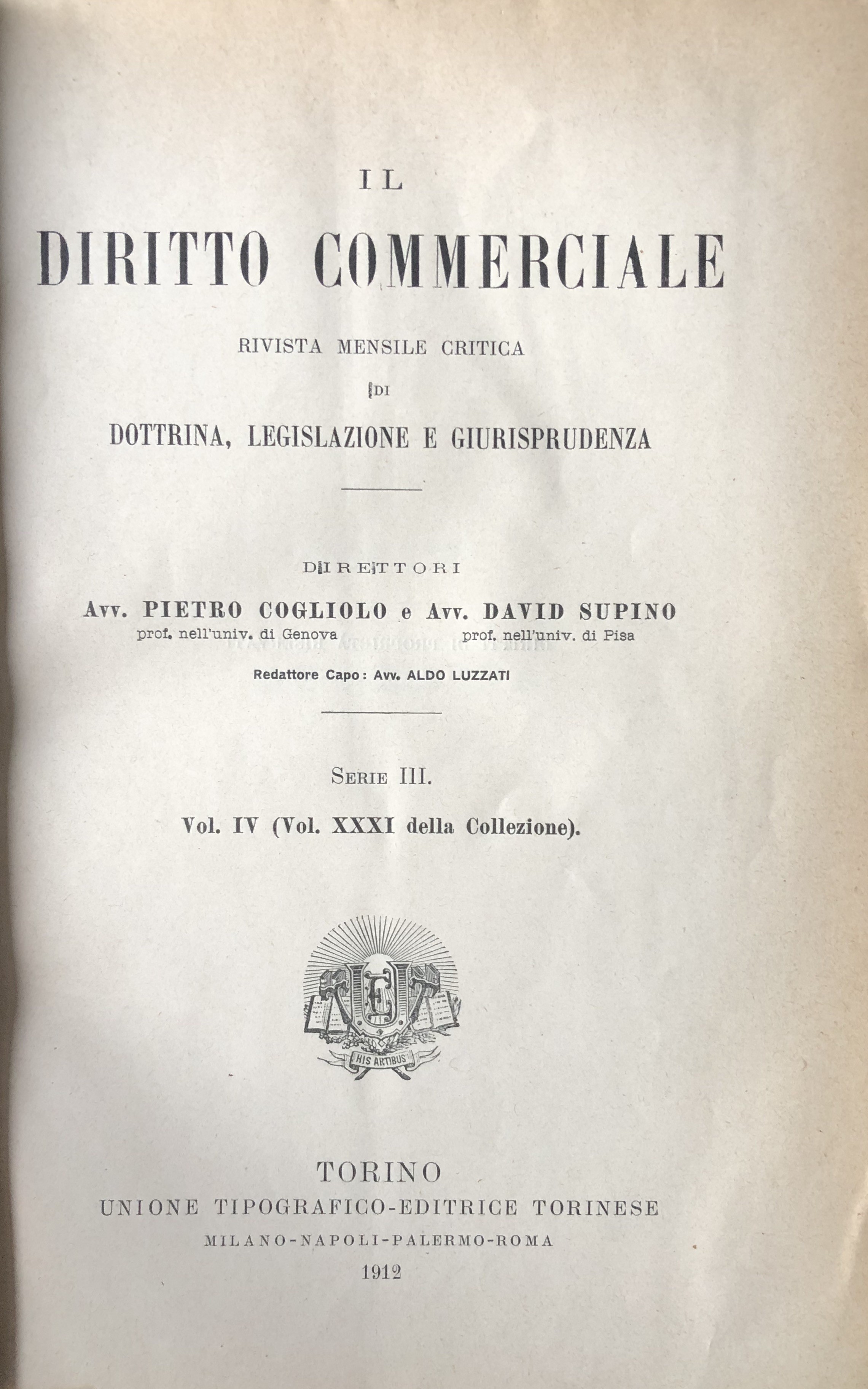 Il Diritto Commerciale