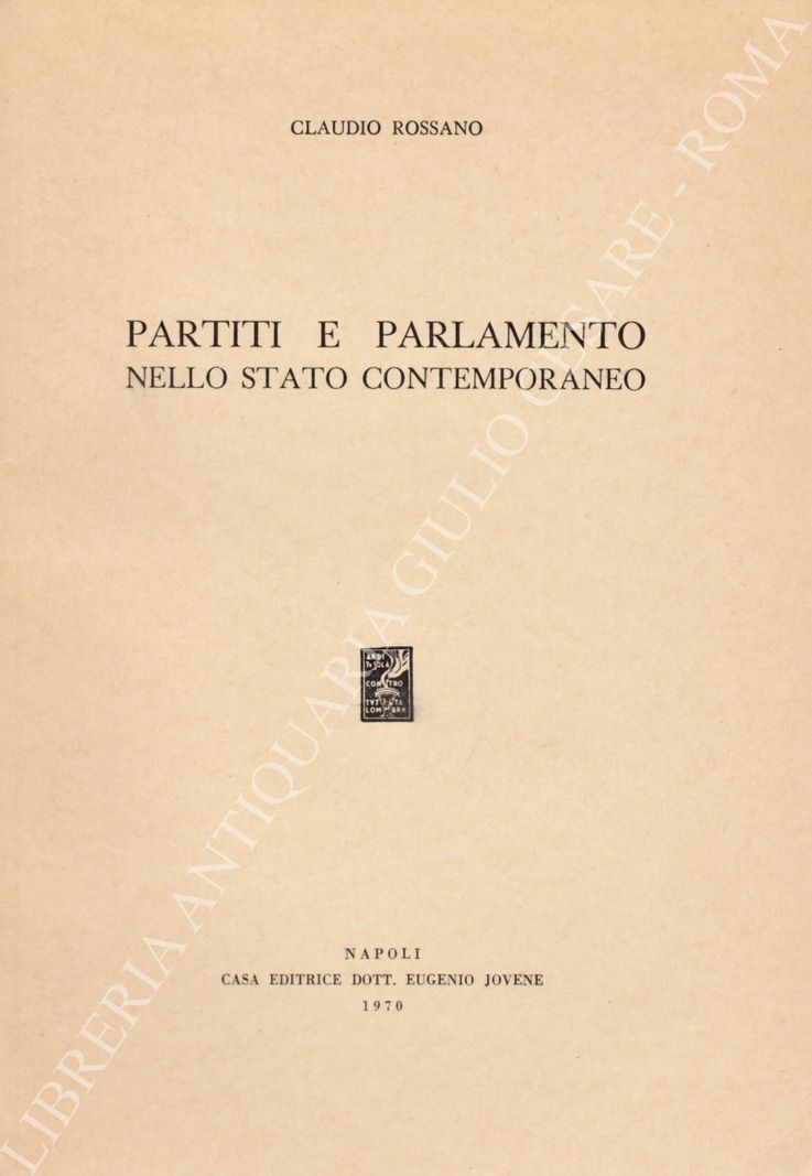 Partiti e Parlamento nello Stato contemporaneo