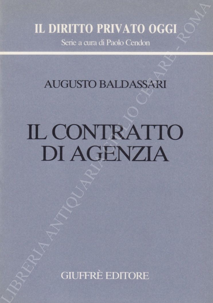 Il contratto di agenzia