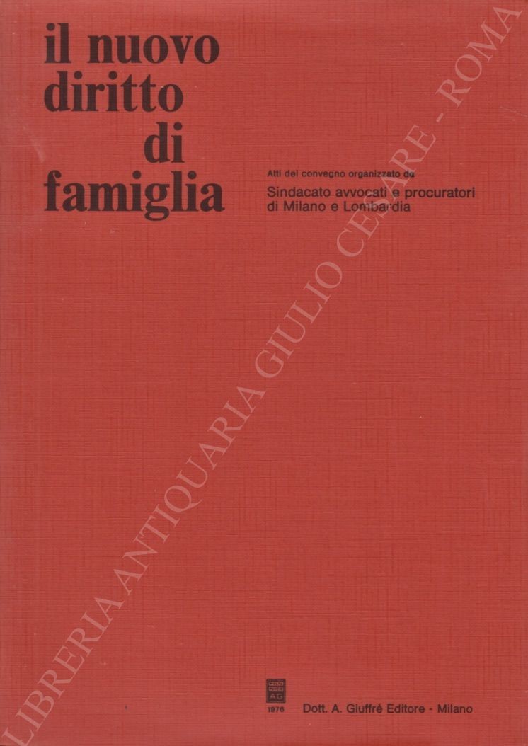 Il nuovo diritto di famiglia