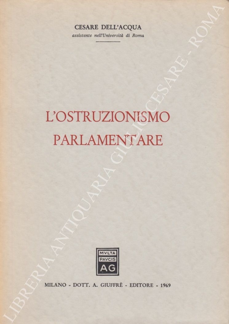 L'ostruzionismo parlamentare