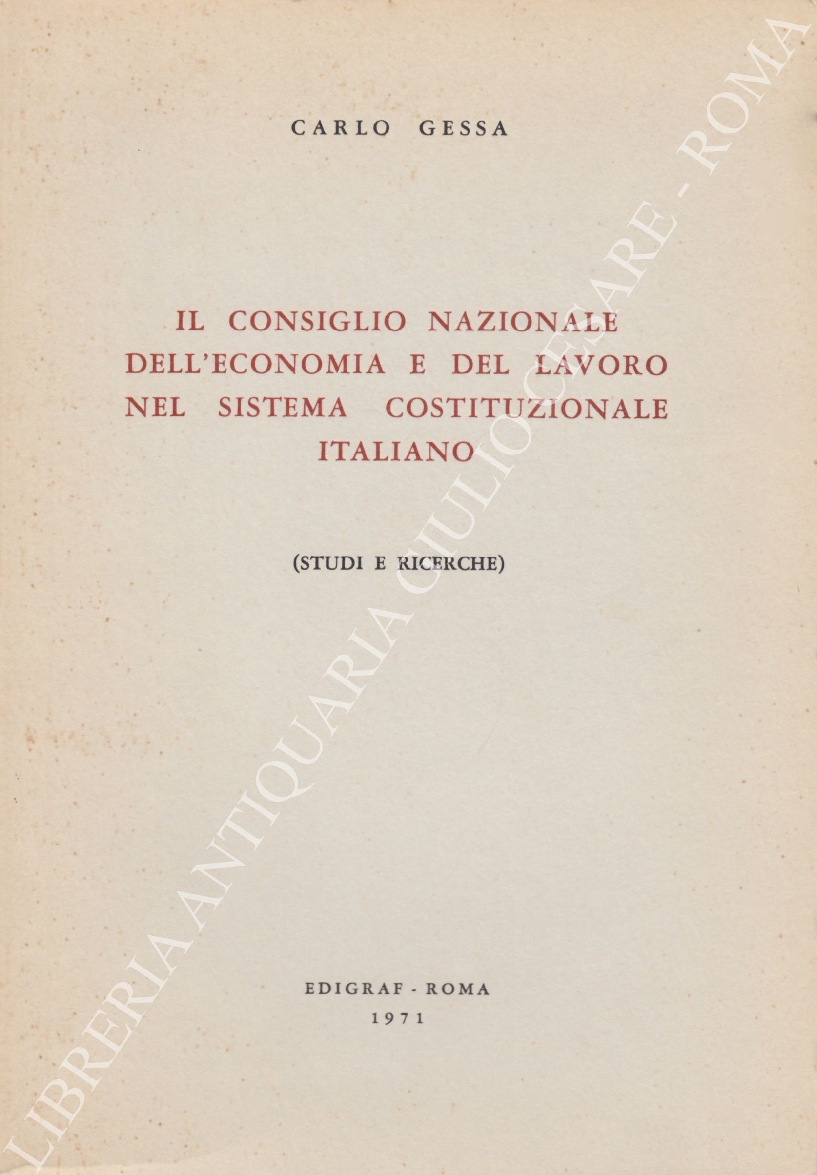 Il Consiglio Nazionale dell'Economia e del Lavoro