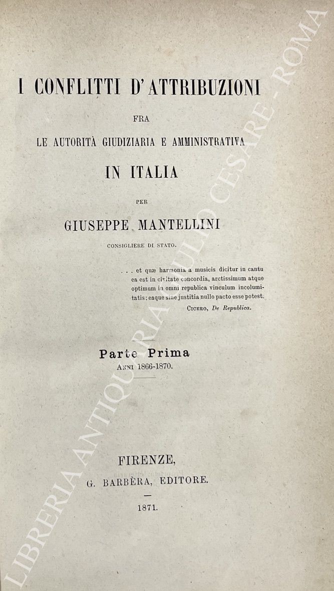 I conflitti di attribuzioni